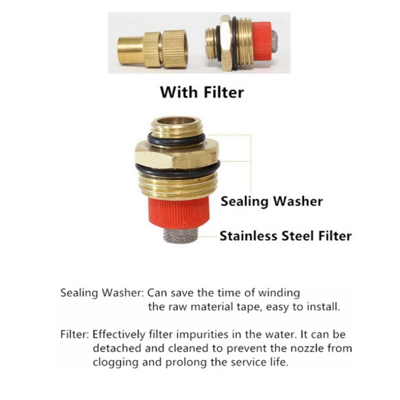 Misting Fogging Spray Disinfectant Spray Sprinkler Push-in Low Pressure Atomizing Nozzle With Filter Sprayer Home Garden