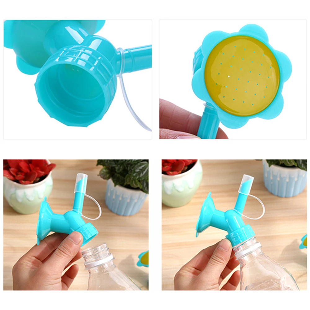 Mini arrosoir à double tête, bouteille en plastique pour plantes, bec d'arrosage, petite arrosoir pour plantes d'intérieur, accessoires de jardin