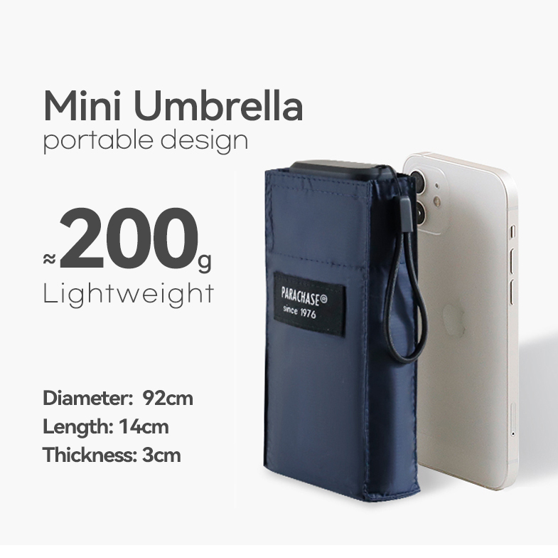 Sonne Flache Mini Regenschirm UV Schutz 210g Ultraleicht Klapp Tasche Regenschirme Regen Frauen Winddicht 6 Rippen Regenschirm klar Sonnenschirm: Blau