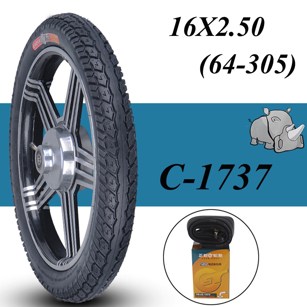 16x2.4 Inner Tube And Tire Set, Rubber Anti Slip Bike Tubes Inner Outer Tyre Wear Resistant Bike Tire Tubes, Inner Outer Tyre Replacement