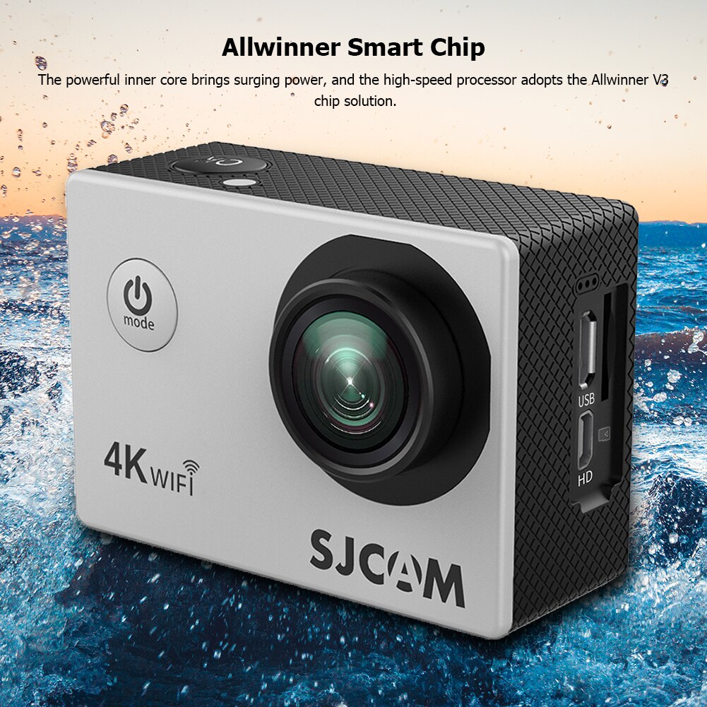 Sjcam SJ4000 Air 2.0 Inch Action Camera 4K Hd Wifi Waterdichte Sport Dv Camcorder Voor Onderwater Fietsen Outdoor
