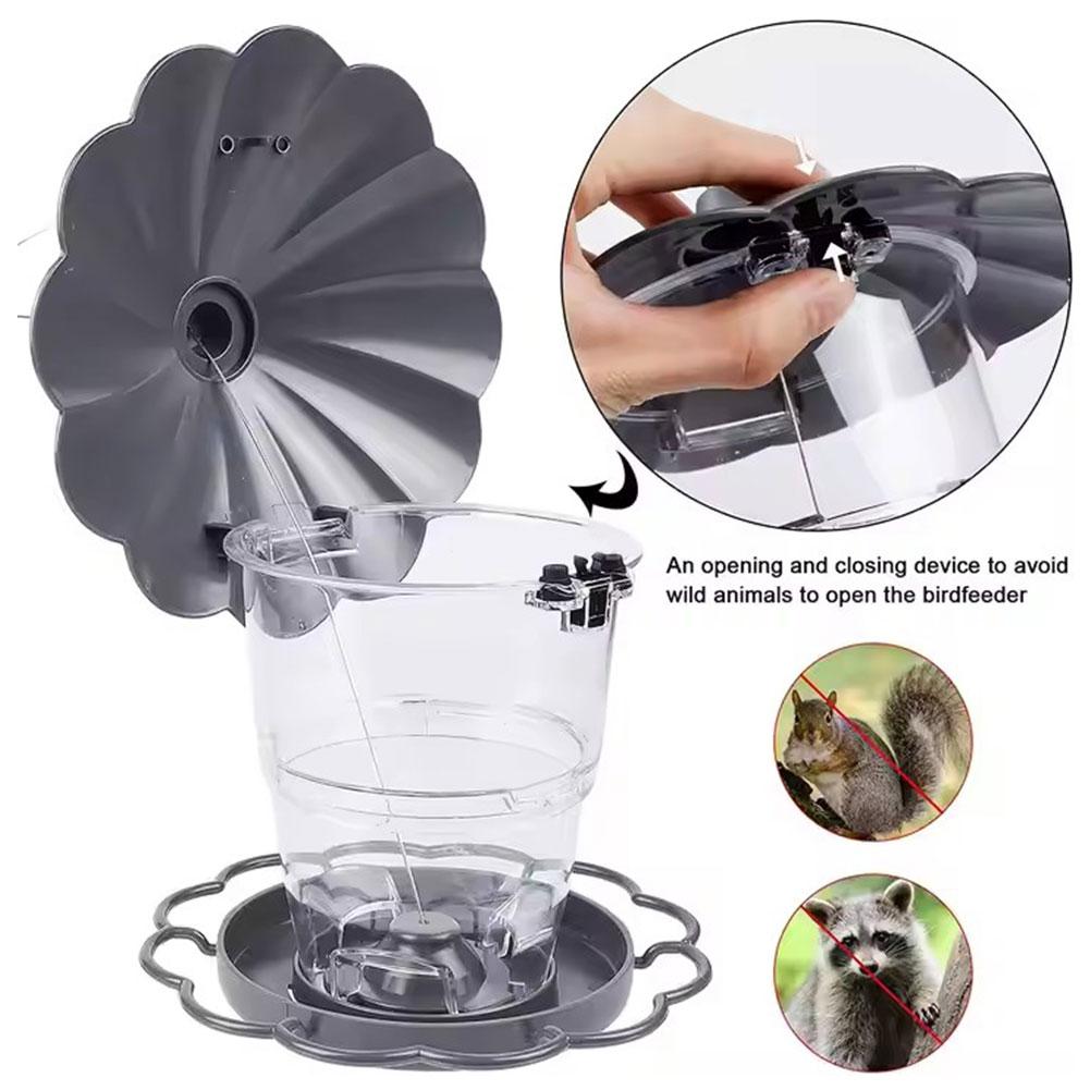 Mangeoire à graines pour oiseaux sauvages, outil d'alimentation pour oiseaux, Paddock de jardin, fournitures d'alimentation suspendues pour animaux de compagnie, mangeoire pour oiseaux suspendue, décoration extérieure