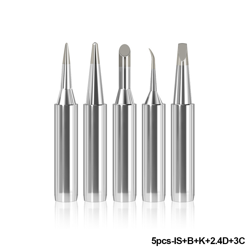 Estação de solda adaptador de alça de ferro para esd 852d 936 937d 898d 907 hakko ponta de ferro cânula embalagem + 5 peças ferramenta de pontas de ferro de solda