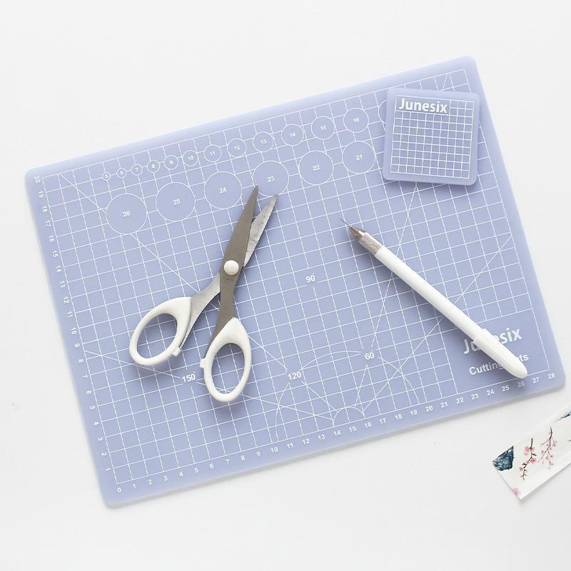 Doorschijnende Snijden Pads Handbook Sticker Rubber Stempel Pads Snijplanken Duurzaam Diy Pvc Snijden Matten Graveren Pen Mes