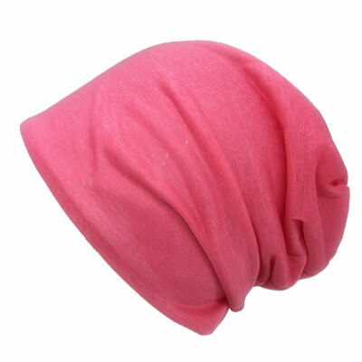Frühling Frauen Männer unisex Gestrickte Winter Kappe lässig Mützen Einfarbig Hüfte-hüpfen schnappen schlapp Skullies Motorhaube Mütze Hütte gorro: Rose rot