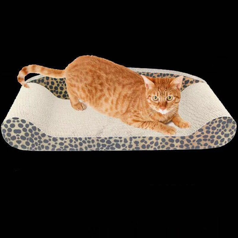 Bølgepap kæledyr kat ridse bord pad kat killing ridse sovesofa katte klø pleje legetøj negle skraber leopardmåtte