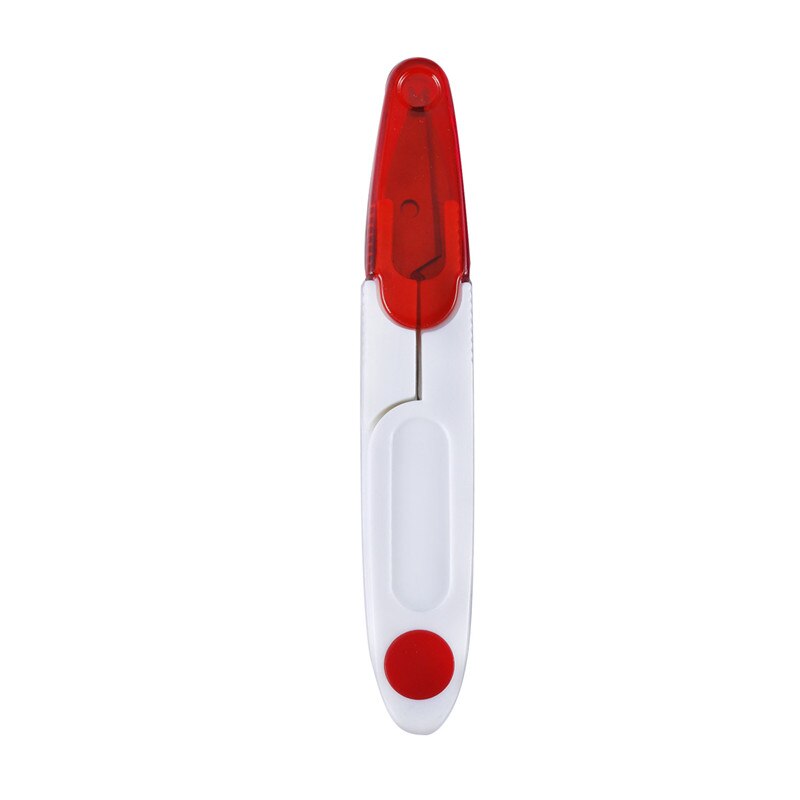 Portable Cross Stitch Tailor Scissor DIY Tool Sewing Supplies fish line cutter Thrum Yarn Thread Clipper Nipper Trimmer: Red