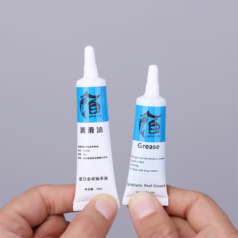Hoogwaardig smeervet, vismolenolie, molenvet + vloeibare olie, smeermiddel voor lagers, baitcasting, visgerei