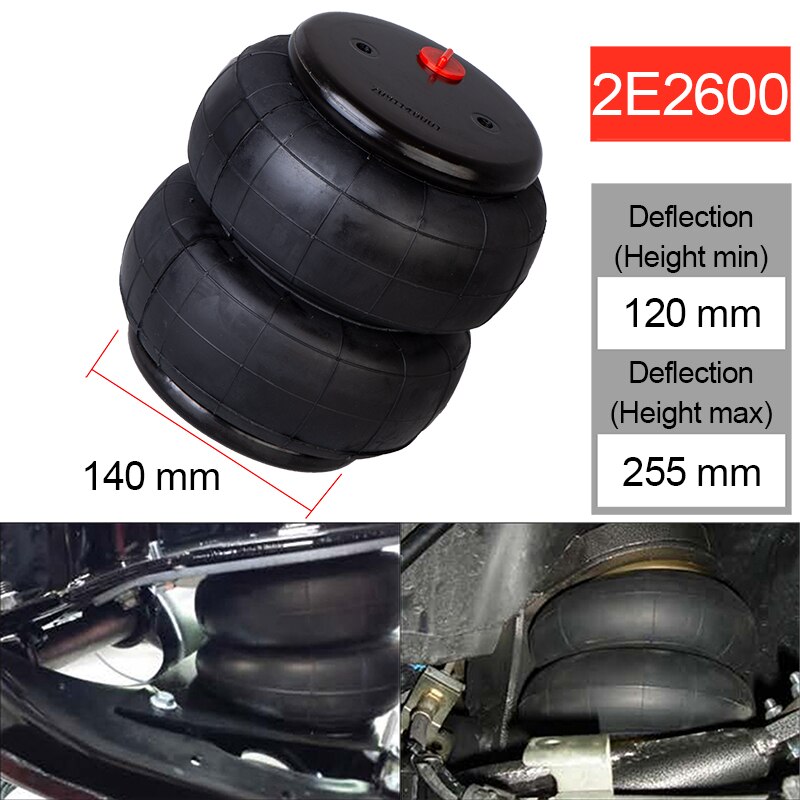 2600Ib Air suspension shock absorber Single Port 1/2"npt Air Springs suspension Suspension