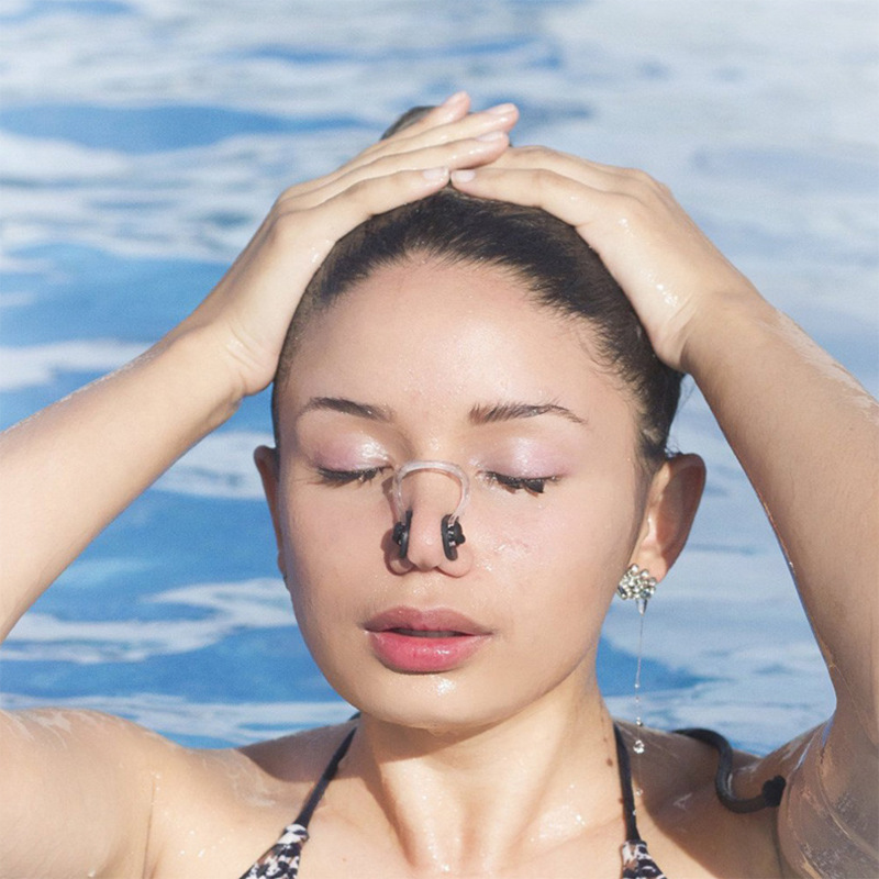 Bouchons d'oreille de natation en silicone étanche, ensemble de clips antarctiques, bouchon d'oreille emballé dans une boîte pour le surf, la plongée et l'apprentissage de la natation,