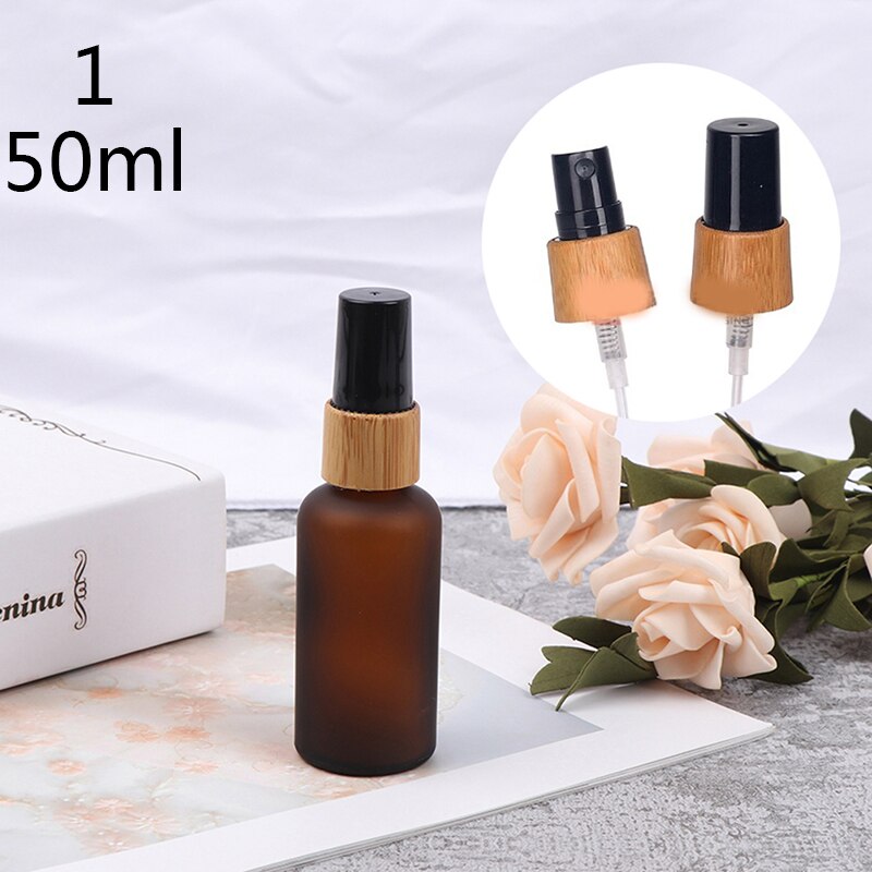 30/50/100ml Amber Glass Essential Oil Spray Bottles Atomiser Mist Sprayer Container: M1