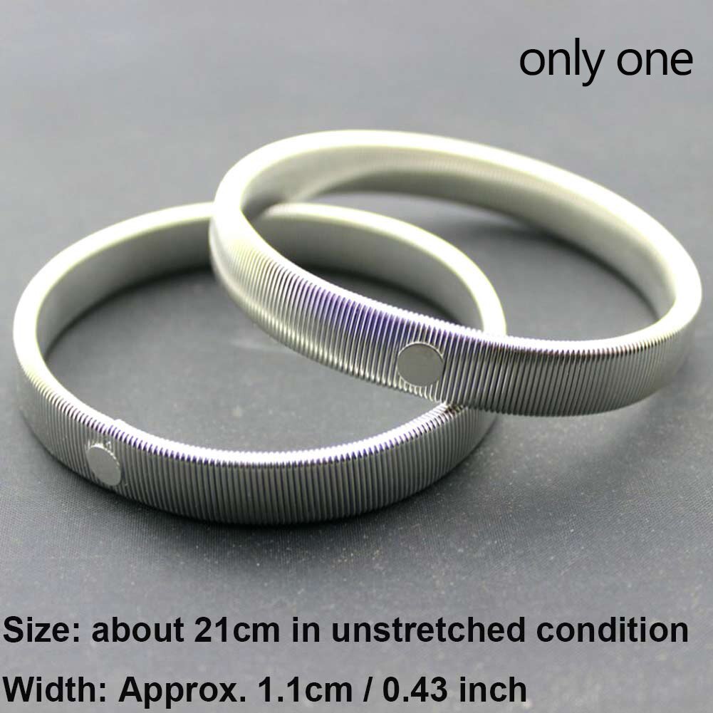 1Pc Unisex Stretchy Metal Sleeve Garters Mens Elasticated Arm Band Shirt Sleeve Holder Bartender Sleeve Non-Slip Cuff: 3