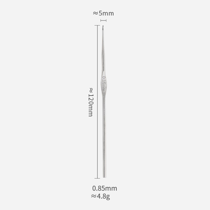 Crochets à tête unique en métal, taille 0.5mm-1.9mm, tissage de fil, artisanat, dentelle, laine, outil de besoin de CROCHET pour tricoter et accessoires: MULTI
