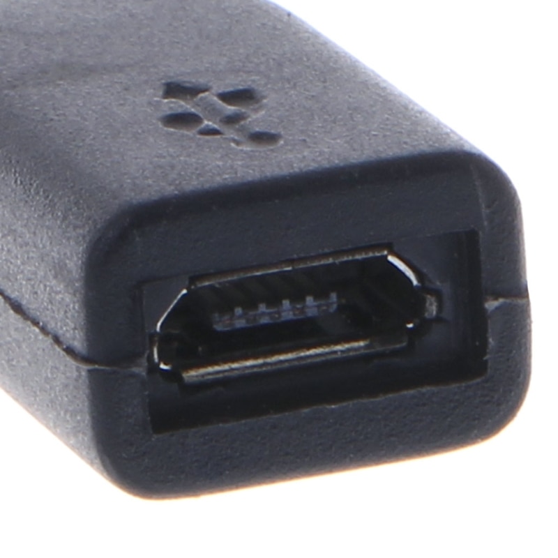DC 5.5x2.1mm prise mâle à Micro USB connecteur femelle adaptateur convertisseur de Charge
