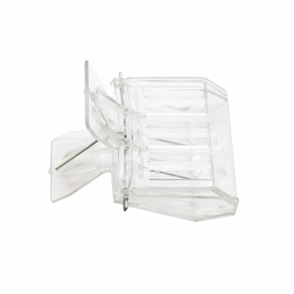 20 Pcs Beekeeping Tools Queen Cage Colorless Plastic Clip Bee Clip Beekeeping Equipment Isolation Room Insectary Box