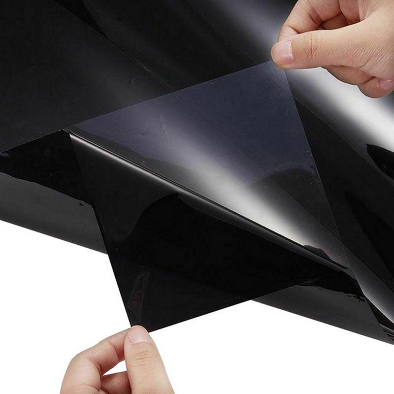 2pcs 50cmx100cm 5% VLT Dark Black Car Window Tint Film Glass Uncut Glass Sunshade Sticker Auto Accessories