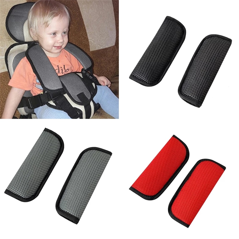 Auto Baby Kind Veiligheid Seat Belt Cover Schouder Protector Voor Kinderwagen Bescherming Kruis Seat Belt Cover Auto Styling