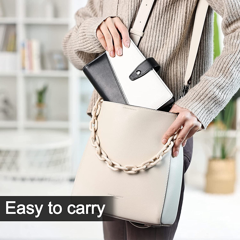 6 Holes Loose-Leaf Notebook, A6 Binder Budget Notebook Ring Binder Binder for Schools, Offices, Travel and Families