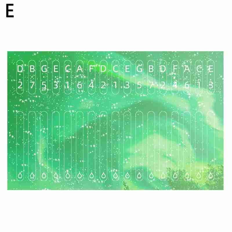 Adesivo peças de percussão acessórios para aluno musical 17-tom piano adesivos kit instrumento kalimba polegar piano assim b6u1: E