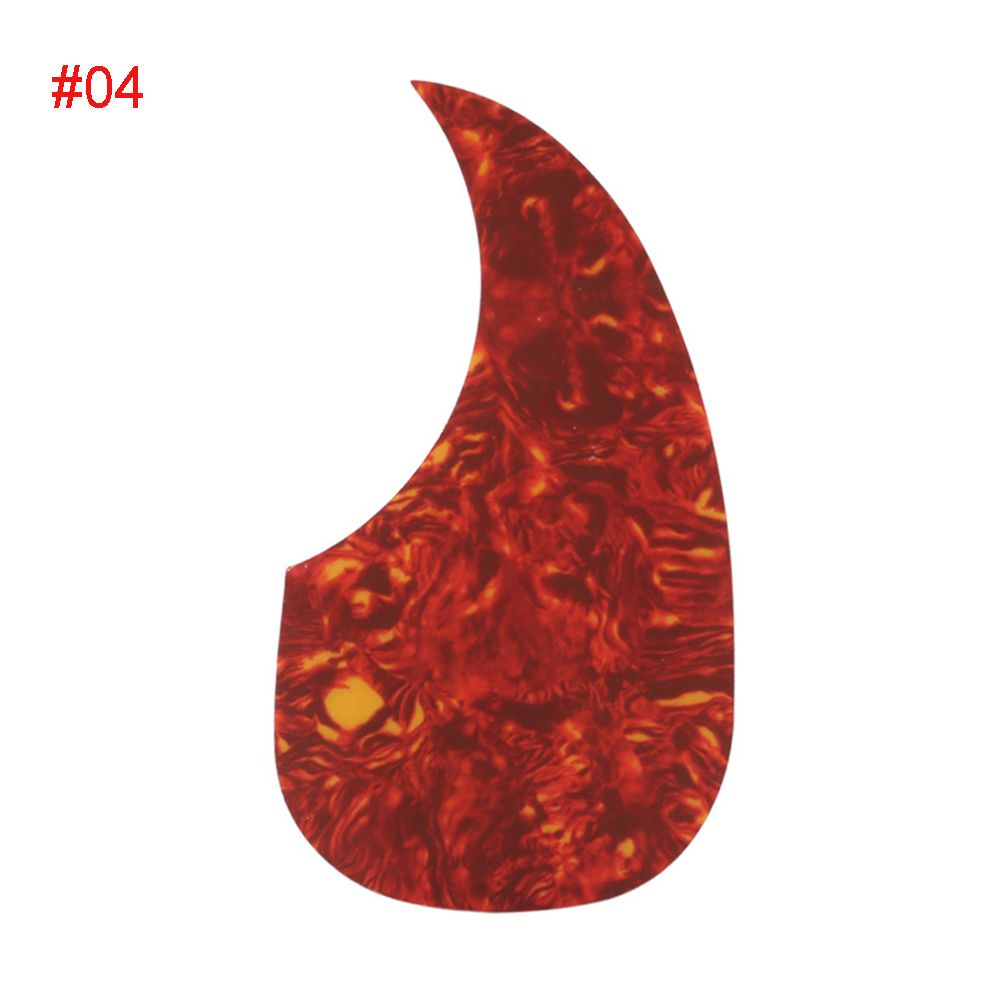 1 Pc Professionele Folk Akoestische Gitaar Slagplaat Zachte Kras Plaat Zelfklevende Pick Guard Sticker Voor Akoestische Gitaar: Black