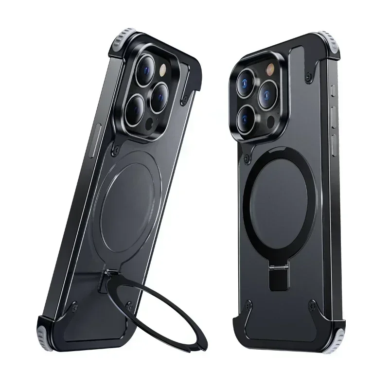 Oatsbasf Magsafe Telefoonhoesje Voor Iphone 13pro/Pro Max W/Vinger Ringhouder Anti-Botsing Lichtgewicht Telefoon Volledige Dekking: Voor Iphone13ProMax (6.7 ") / Beige