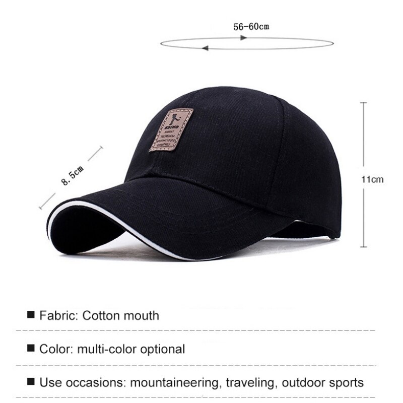 Plain Solid Color Baseball Caps Men Women Visor Hat Adjustable Nylon Fastener Tape Casual Sports Hats Outdoor Sprots