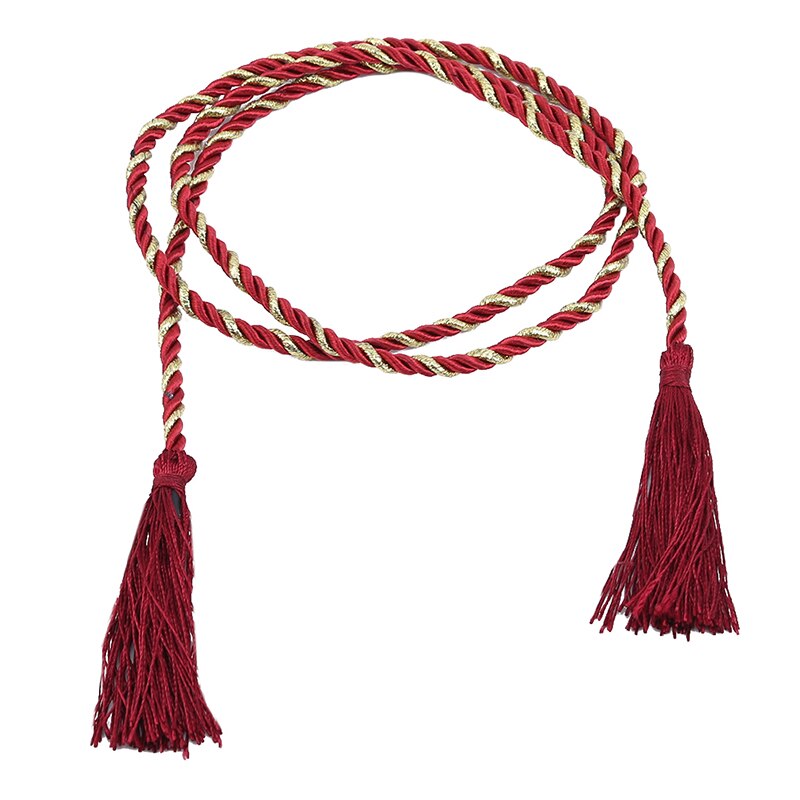 rideau embrasses glands embrasse rideau cordon Textiles de maison traitements de fenêtre accessoires de décoration de la maison: red