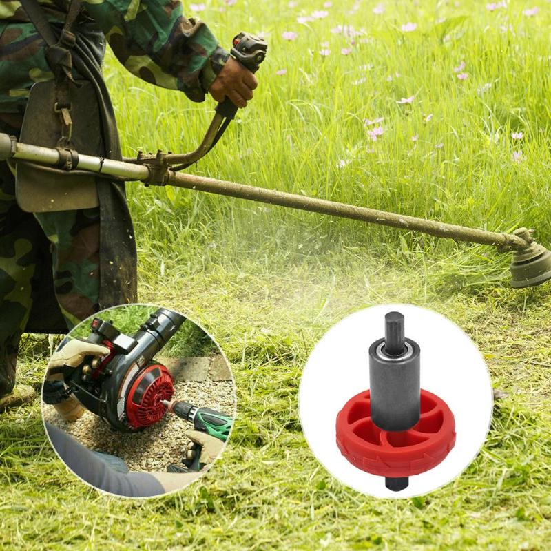 Electric Engine Start Drill Bit Adapter Lawn Mower Starter Plug Button Part