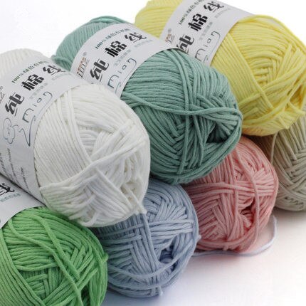 250 g/partij 100% Katoen Dikke Garen Voor Breien Sjaal Garen Voor Hand Breien