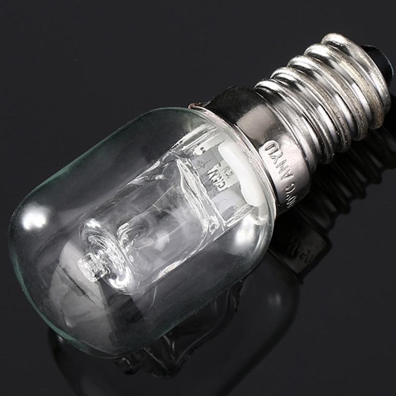 Top E14 High Temperature Bulb 500 Degrees 25W Halogen Bubble Oven Bulb E14 250V 25W Quartz Bulb