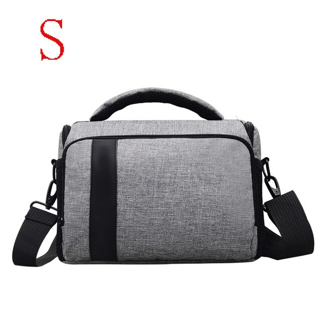 Funda impermeable para cámara DSLR Canon EOS 1300D Mark III 800D 200D Mark II 60D 700D nikon D5000 Pentax lumix Photo Bag: S Grey