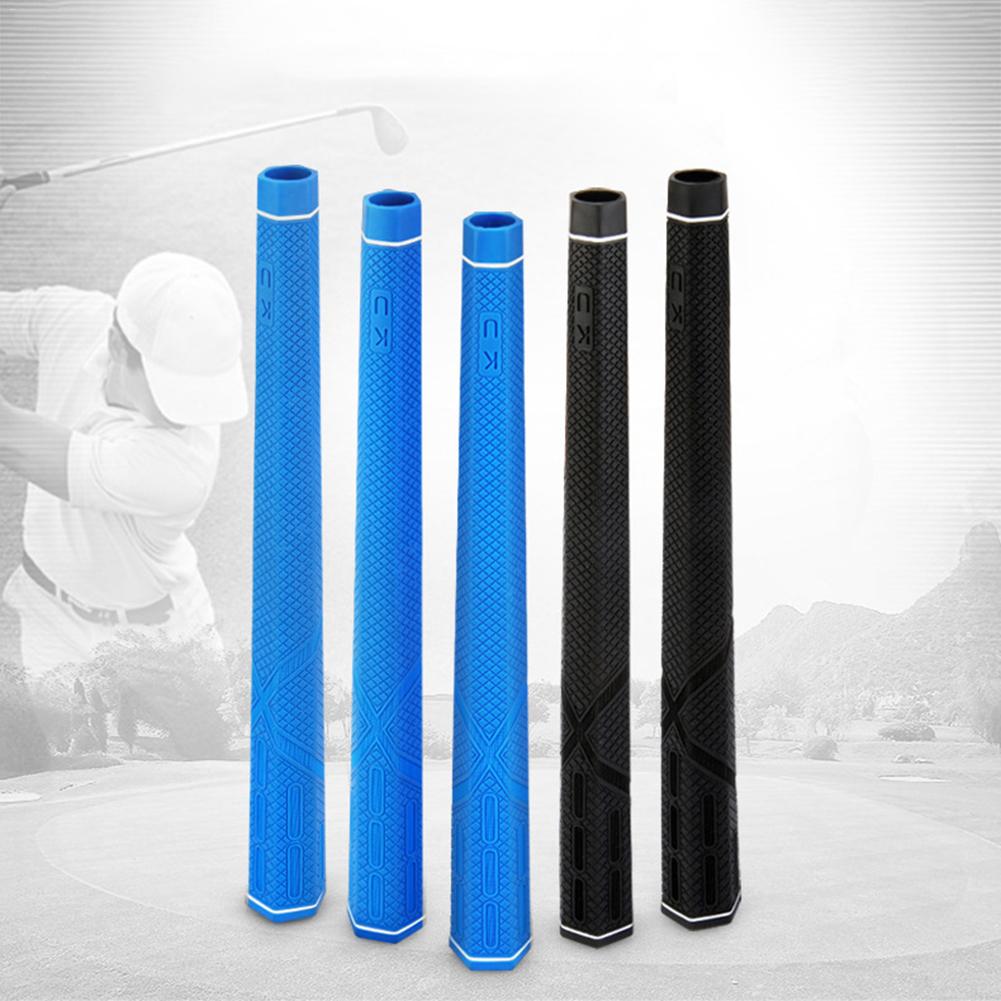 Unisex Hexagonal Golf Grip Lightweight Rubber Grip For Mastering Practice Gestures Golf Training Driver Grips Black Blue Colors