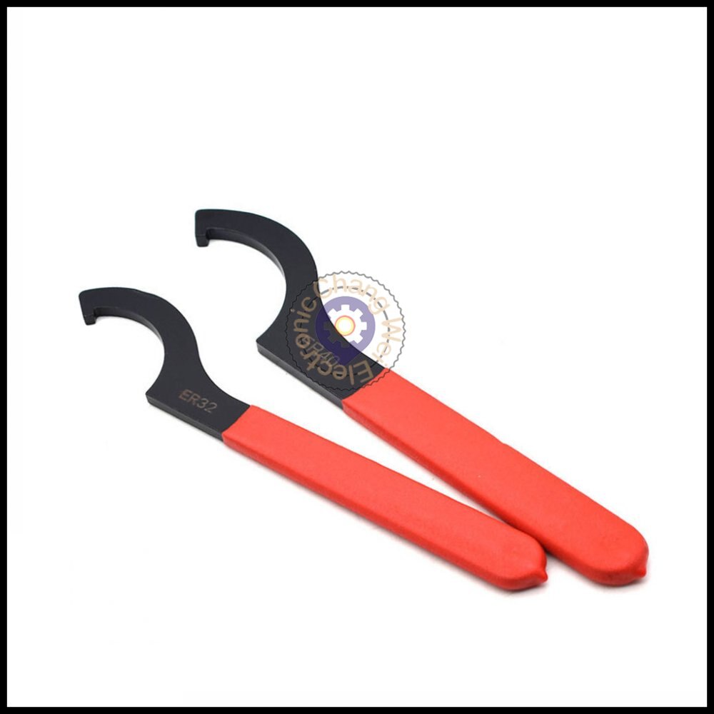 1Pcs High-carbon Steel ER Collet Chuck Nut Wrench Spanner Tool ER25 ER32 ER40 For Collet Chuck Holder CNC Milling Machine Cutter