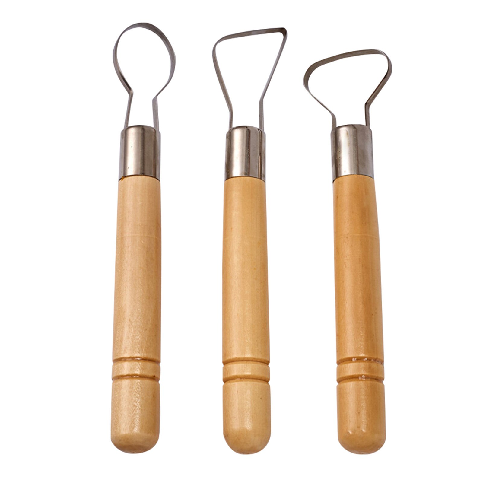 3Pcs Pottery Clay Tools 7 inch Flat Wire Cutter DIY Sculpting Set for Pottery Modeling FOU99