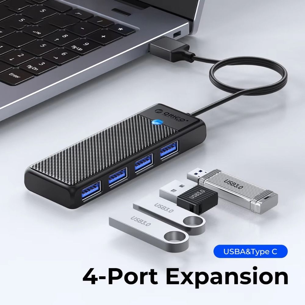 Adaptador usb 4- por , divisor usb 3.0, extensão de transferência de dados 4 in para 1, hub usb 3.0, conector de alta velocidade, expansor de porta usb, disco rígido.