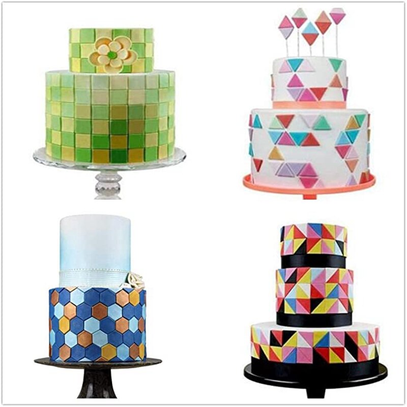 Emporte-pièce hexagonal multi-formes géométriques, pour Fondant à gâteau, emporte-pièce en argile polymère, projets artisanaux