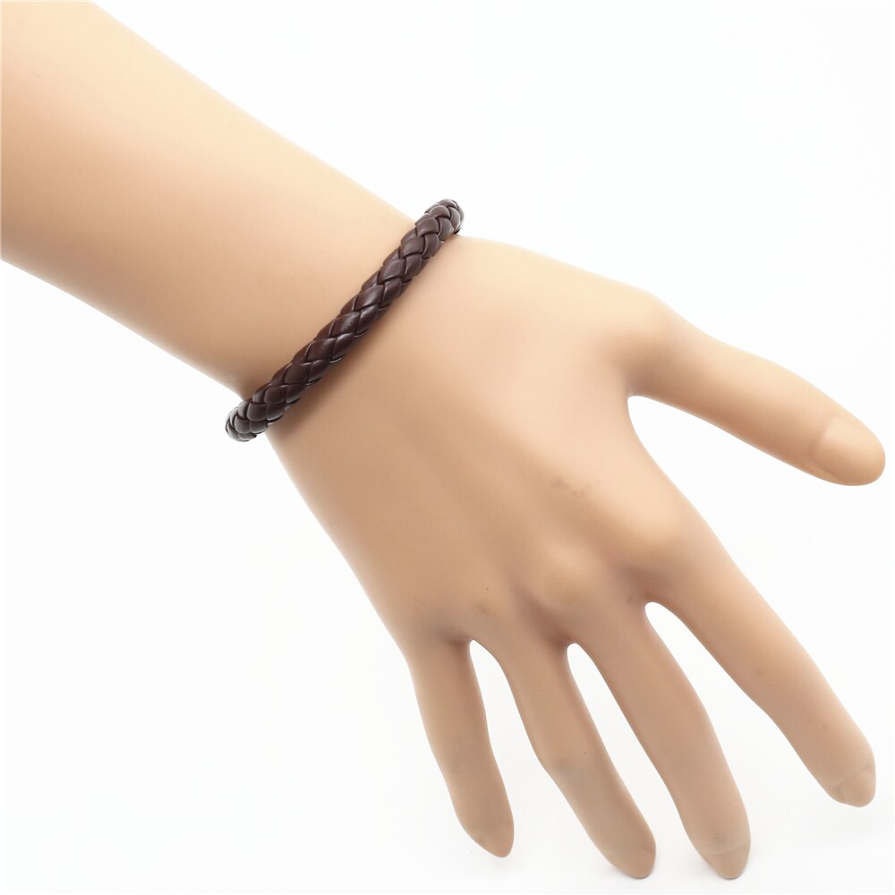 100 stks/partij Mode Wrap Handmde Touw Braid Weave Vrouwelijke Femme Homme Mannelijke PU Lederen Mannen Armband Voor Vrouwen sieraden