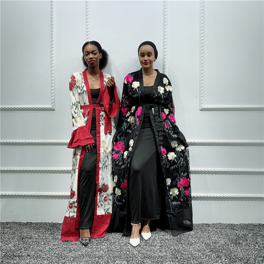 Abaya Kimono Vest Moslim Hijab Jurk Kaftan Dubai Caftan Turkse Islamitische Kleding Saudi Arabië Afrikaanse Jurken Voor Vrouwen Vae