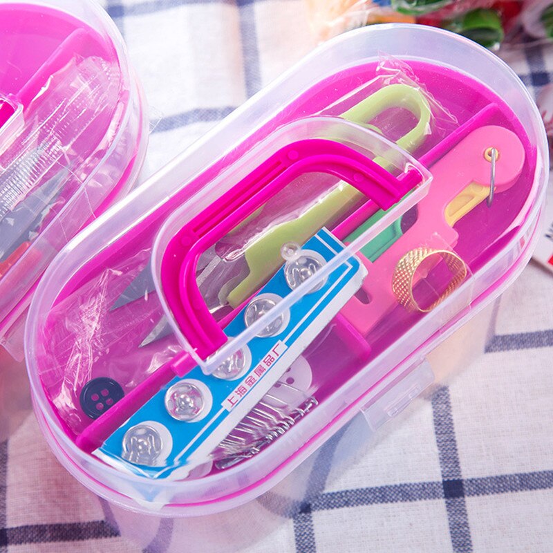 10 Piece Set。Household portable sewing box, sewing bag, hand sewing sewing suit
