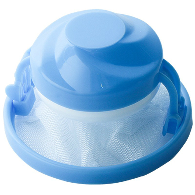 Malla para filtro de bolsa Dispositivo de eliminación de vello de lana lavadora flotante estilo de lavado de ropa de limpieza flotante para mascotas: Blue2
