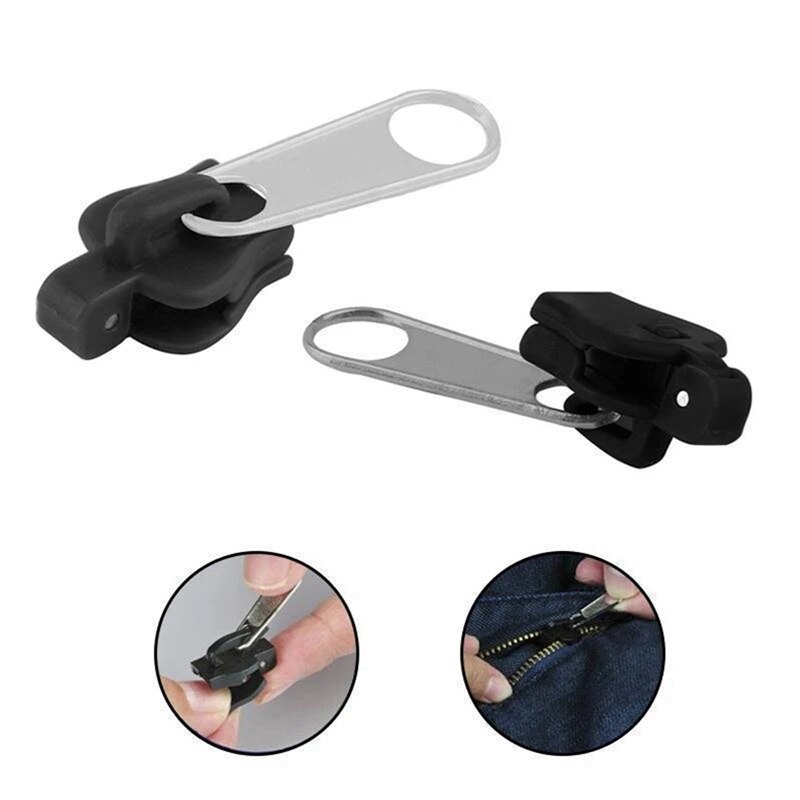 3 Verschillende Grootte Rits Reparatie Kit Universal Instant Zipper Reparatie Vervanging Rits Sliding Tanden Rescue Rits