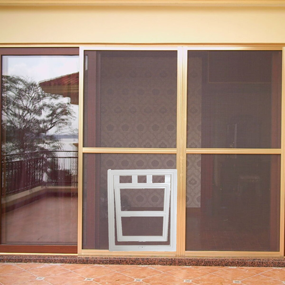 Pet Screen Door Magnetic Automatic Lock Screen Door Pet Screen Doors For Small Dog Cat