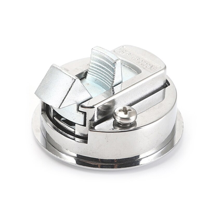 6XDB 61mm Embedded Flush Pull Slam Latch Lock Marine Deck Hatch Door Cabinet Hardware Non Locking Lift Handle Latch