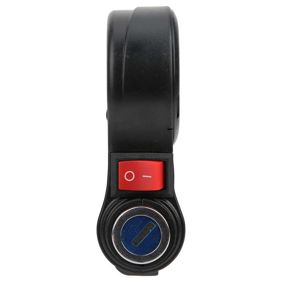 Handlebar Switch Plastic Automatic Identification Electric Bicycle Voltage Display Handlebar Switch Accessory With Lock