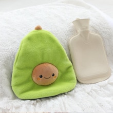 1000ML Rubber Water Bottles Stress Pain Relief Therapy With Knitted Soft Cozy Cover Winter Warm Heat Reusable