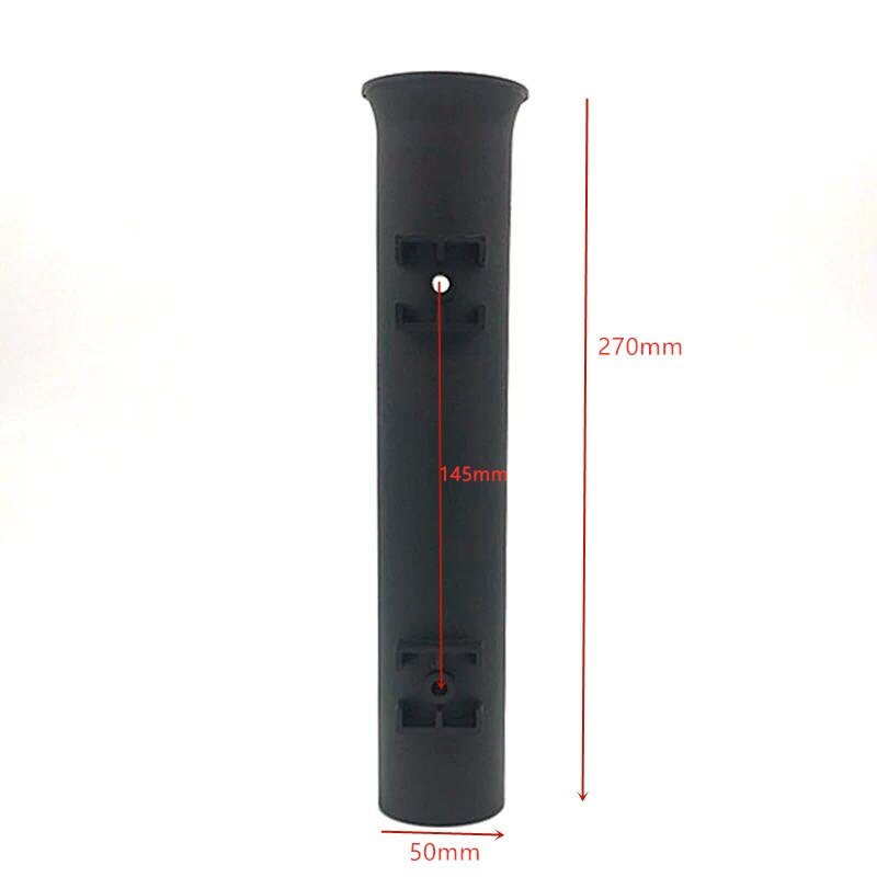 4 st abs svart plast fiskespö spö hållare bärbar fiskespö spinning tillbehör hållbara tubfäste fäste socket rack