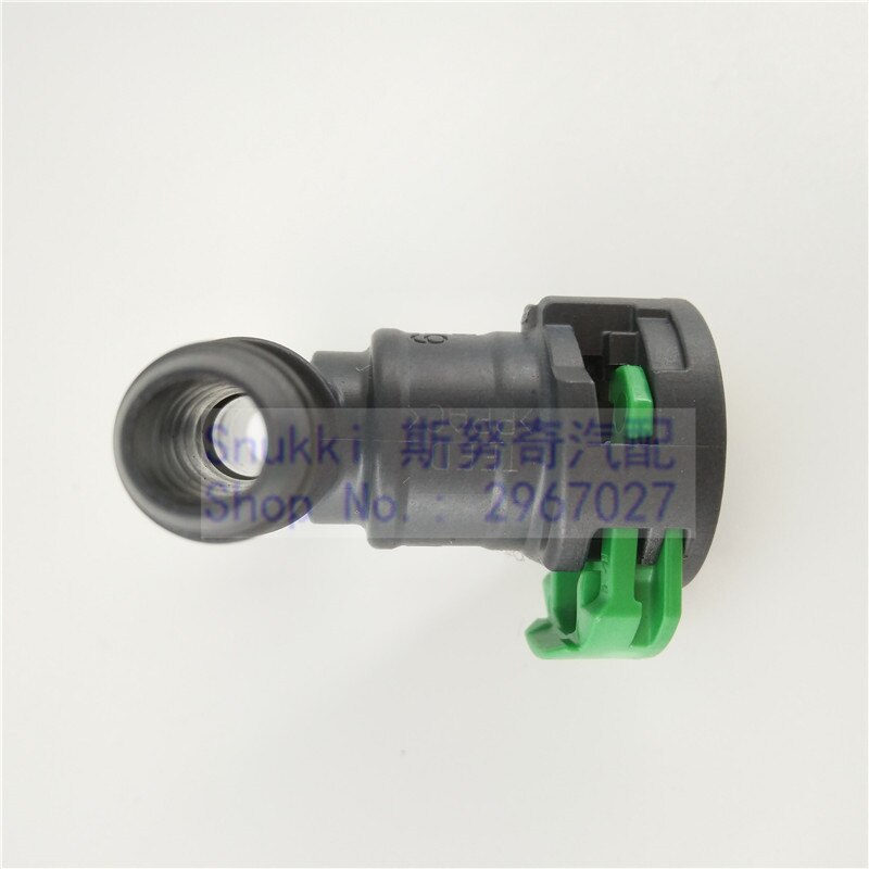 9.49mm ID8 SAE 3/8 Fuel line quick connector auto plastic fittings of single clip buton female tee connectors