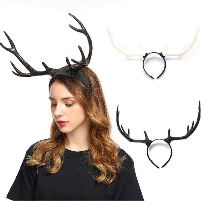 Kerst Rekwisieten Hoofdband Gothic Herten Hoorn Xmas Gewei Kostuum Haarband