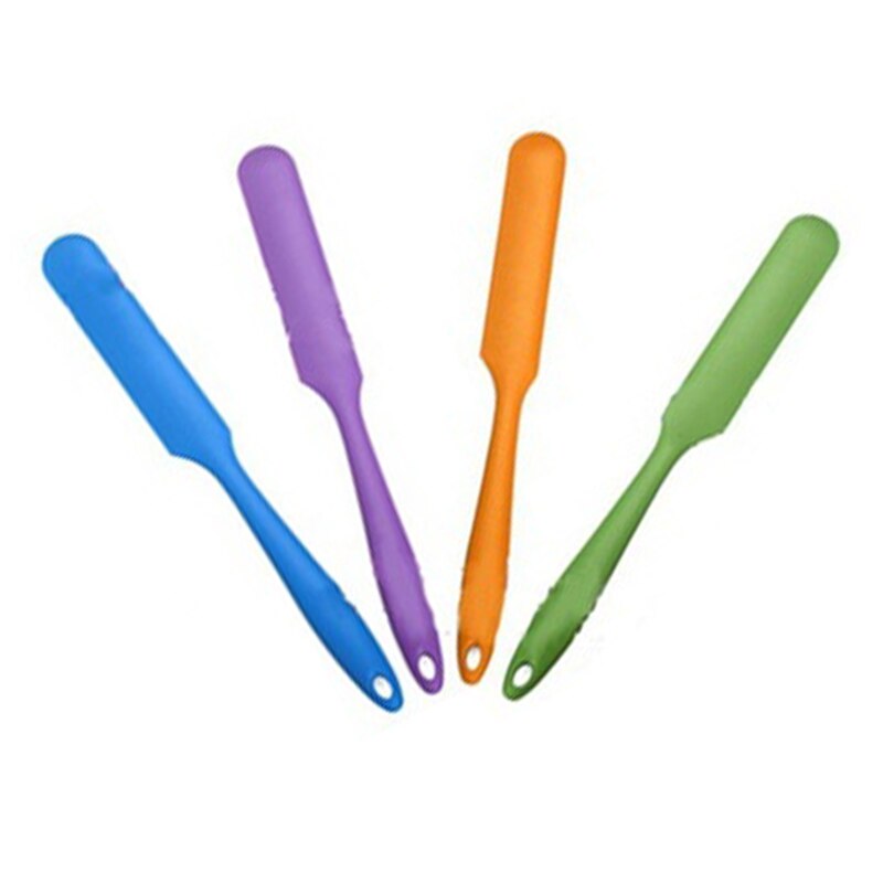 1 x Silicone Batter Spatula Cake Cream Mixer Long Handled Models Baking Scraper Random Color Dropshiipping