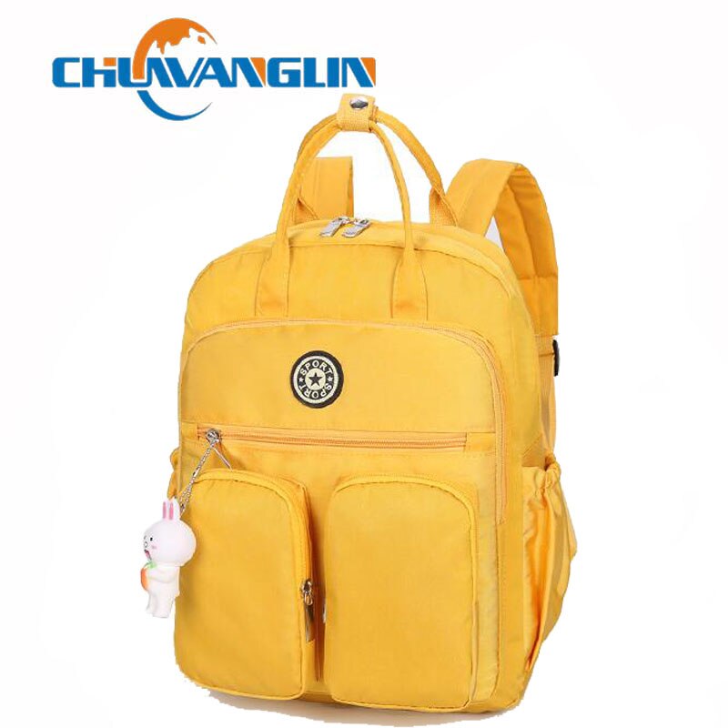 Chuwanglin femme Sac à Dos sacs d'école étanche poignée souple solide multi-poches voyage Mochila Feminina Sac A Dos G60904